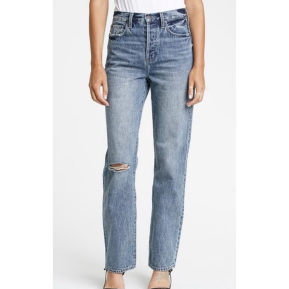Pistola Blue Distressed Women Jeans